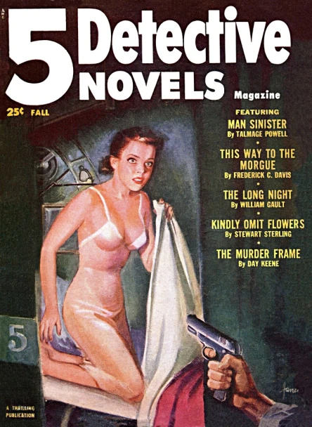 5 Detective Novels Magazine Fall 1952