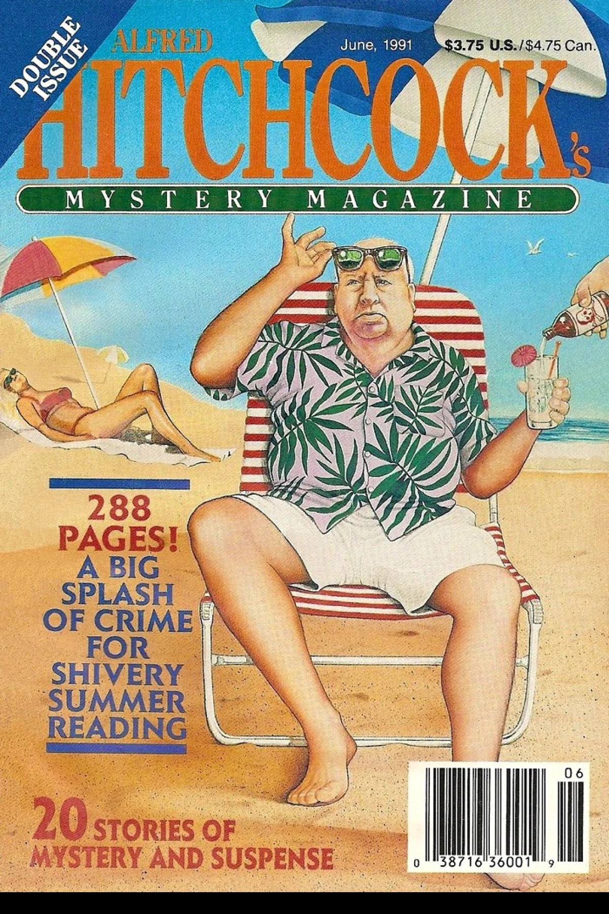 Alfred Hitchcocks Mystery Magazine Vol 36 No 6 June 1991  Walton Bryce
