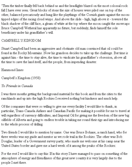 Campbells Kingdom