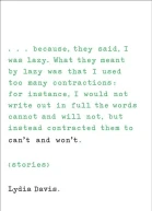 Cant and Wont Stories