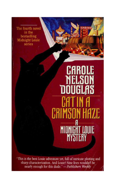 cat in a crimson haze