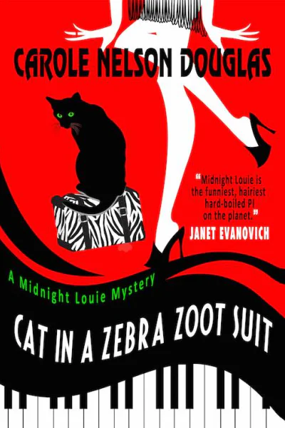 Cat in a Zebra Zoot Suit