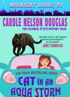 Cat in an Aqua Storm