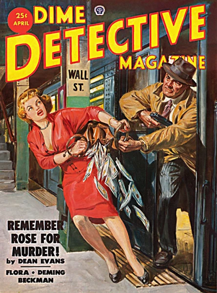 Dime Detective Magazine April 1953