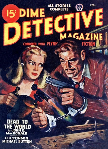 Dime Detective Magazine February 1947