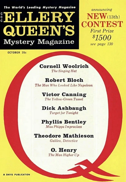 Ellery Queens Mystery Magazine Vol 38 No 4 Whole No 215 October 1961