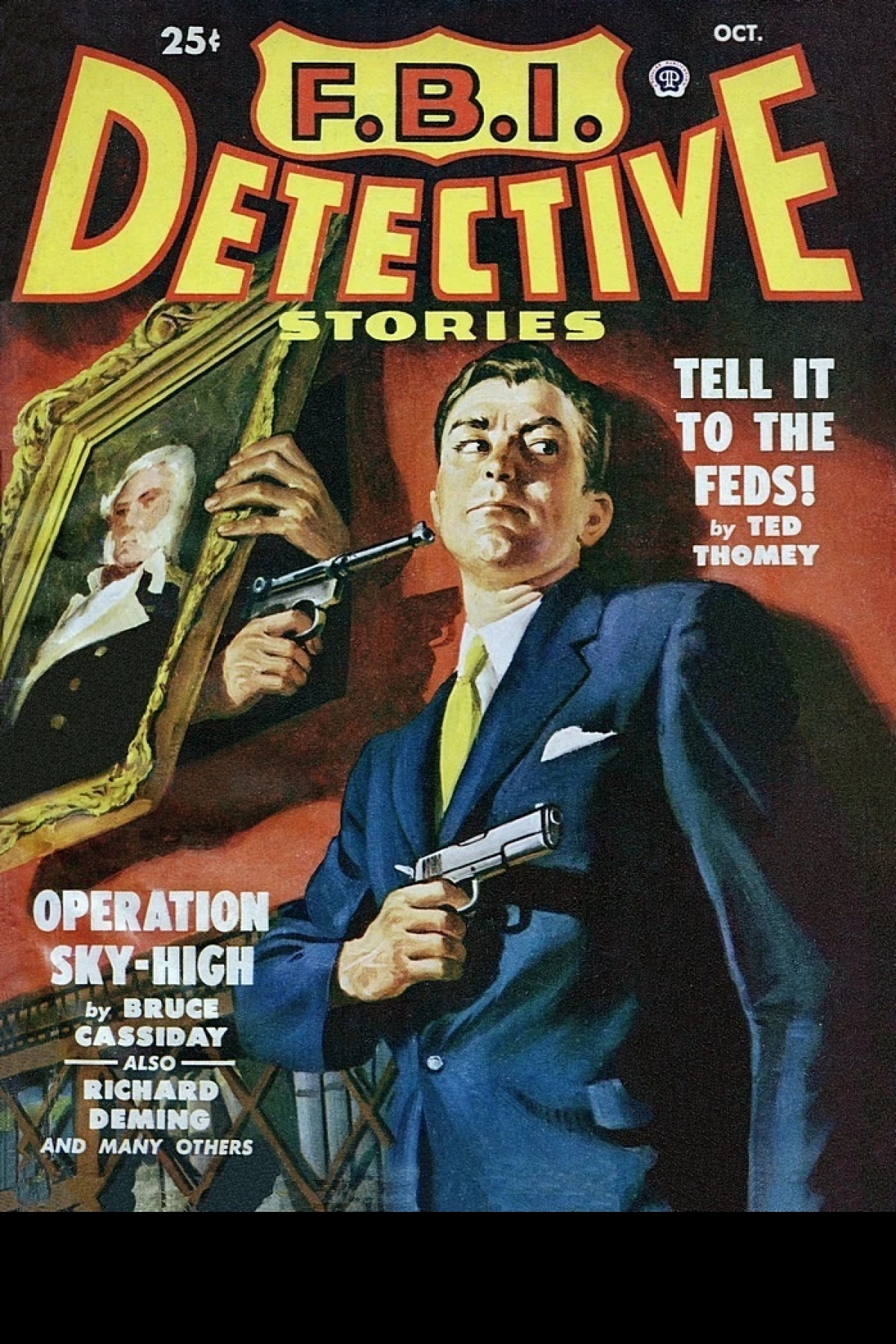 FBI Detective Stories October 1949  MacDonald John D