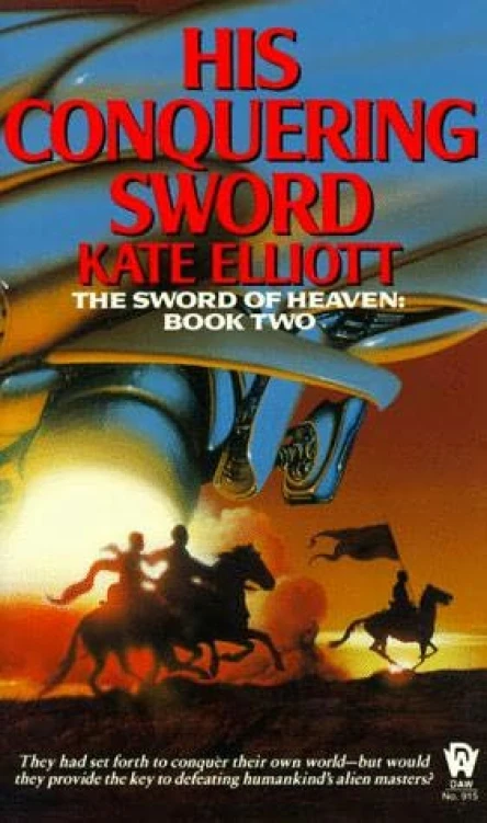 His conquering sword