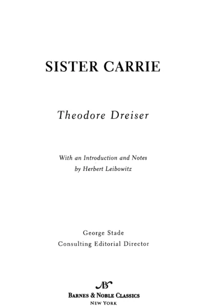 Sister Carrie