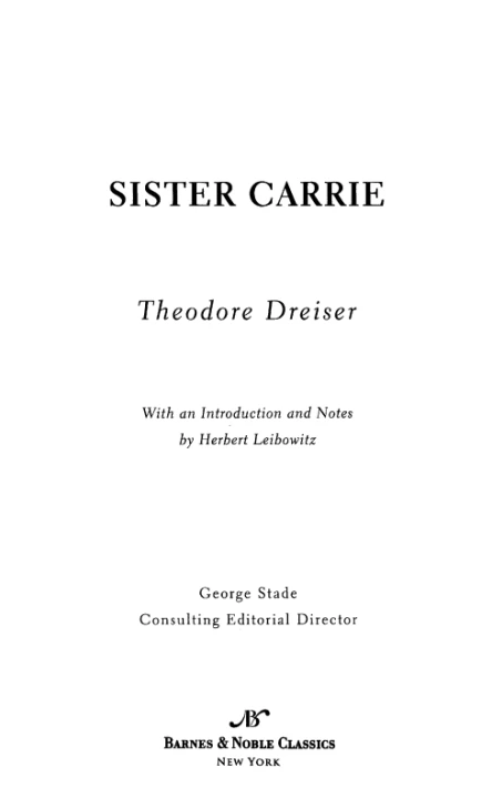 Sister Carrie