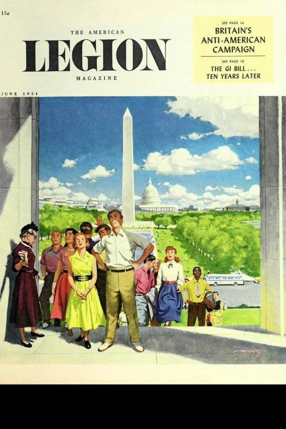 The American Legion Magazine June 1954  MacDonald John D