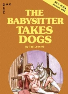 The babysitter takes dogs