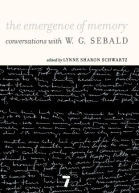 The Emergence of Memory Conversations with WG Sebald