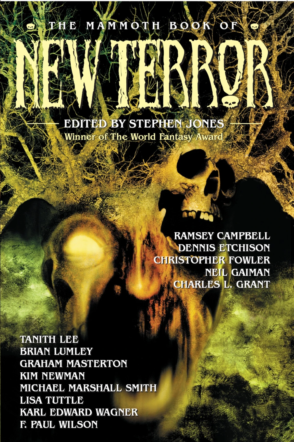 The Mammoth Book of Terror  Jones Stephen