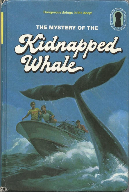 The Three Investigators in The Mystery of the Kidnapped Whale